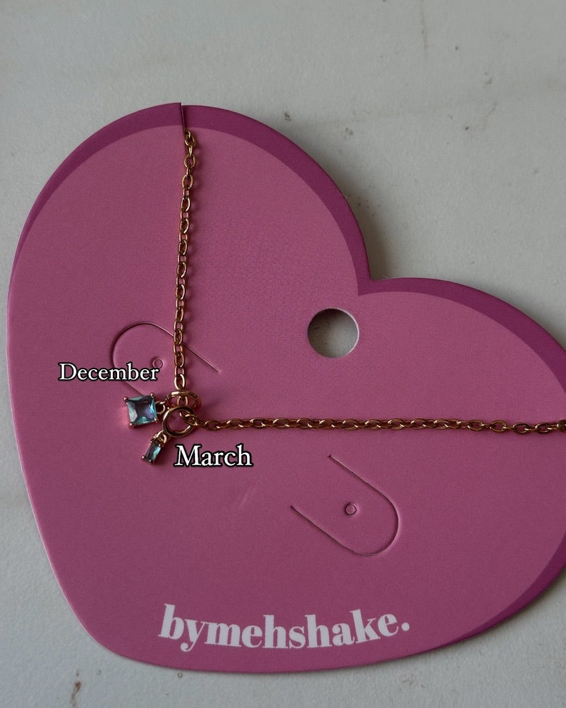 Mini Birthstone necklace