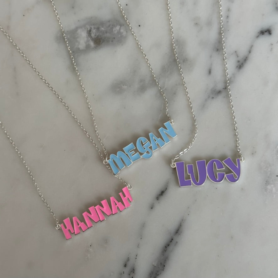Bratty Custom Name Necklace