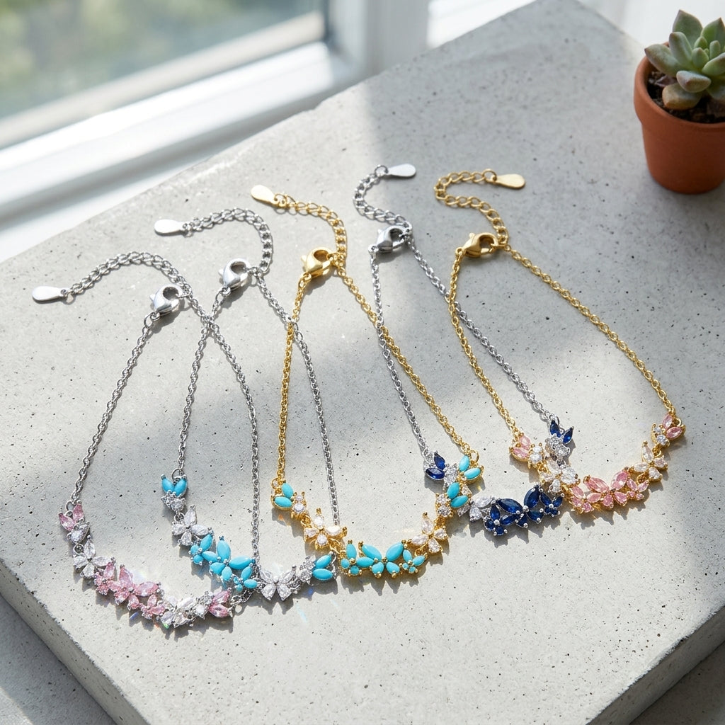Butterfly Crystal Bracelet