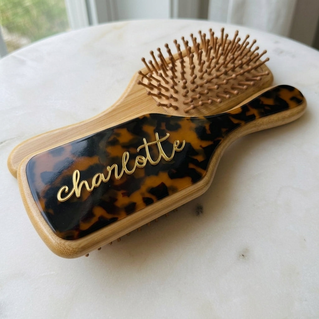 Personalised Signature Paddle Hair Brush