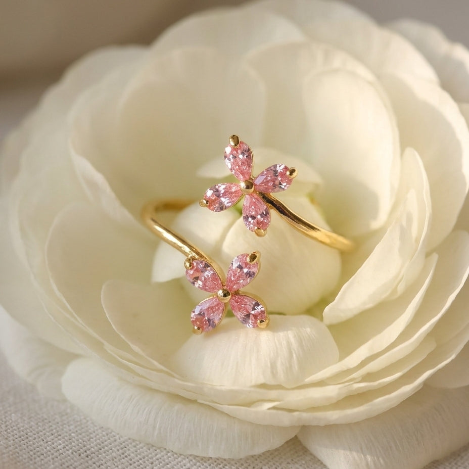 Sakura Flower Ring