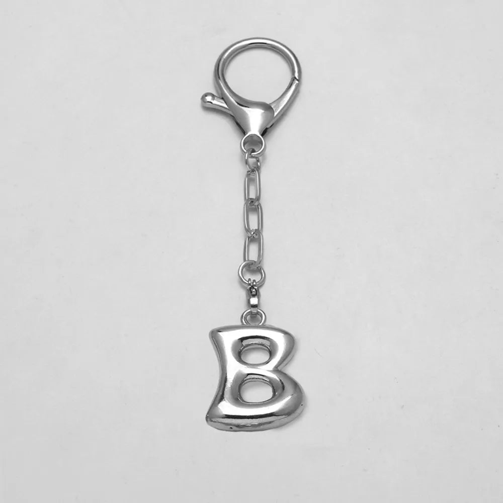 Bubble Letter Bag Charm