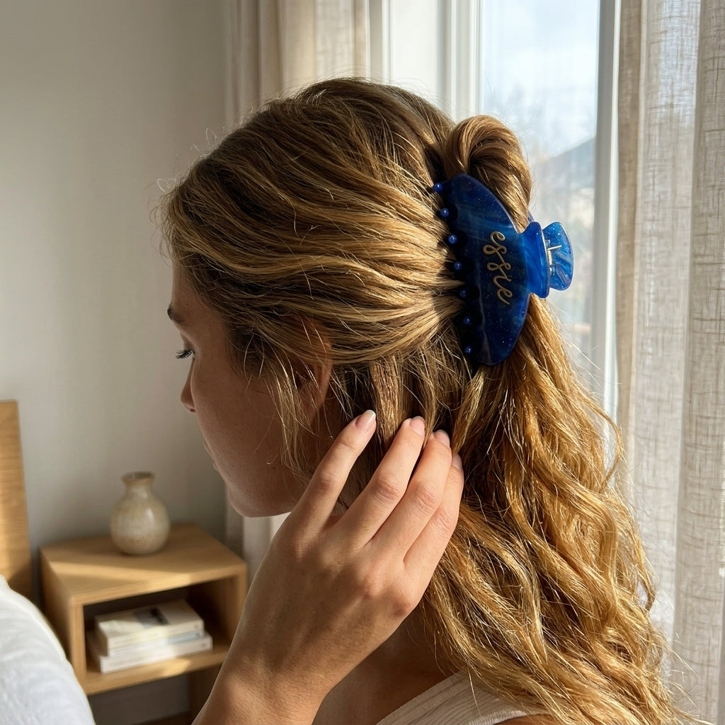 Personalised Signature Paddle Hair Claw Clip
