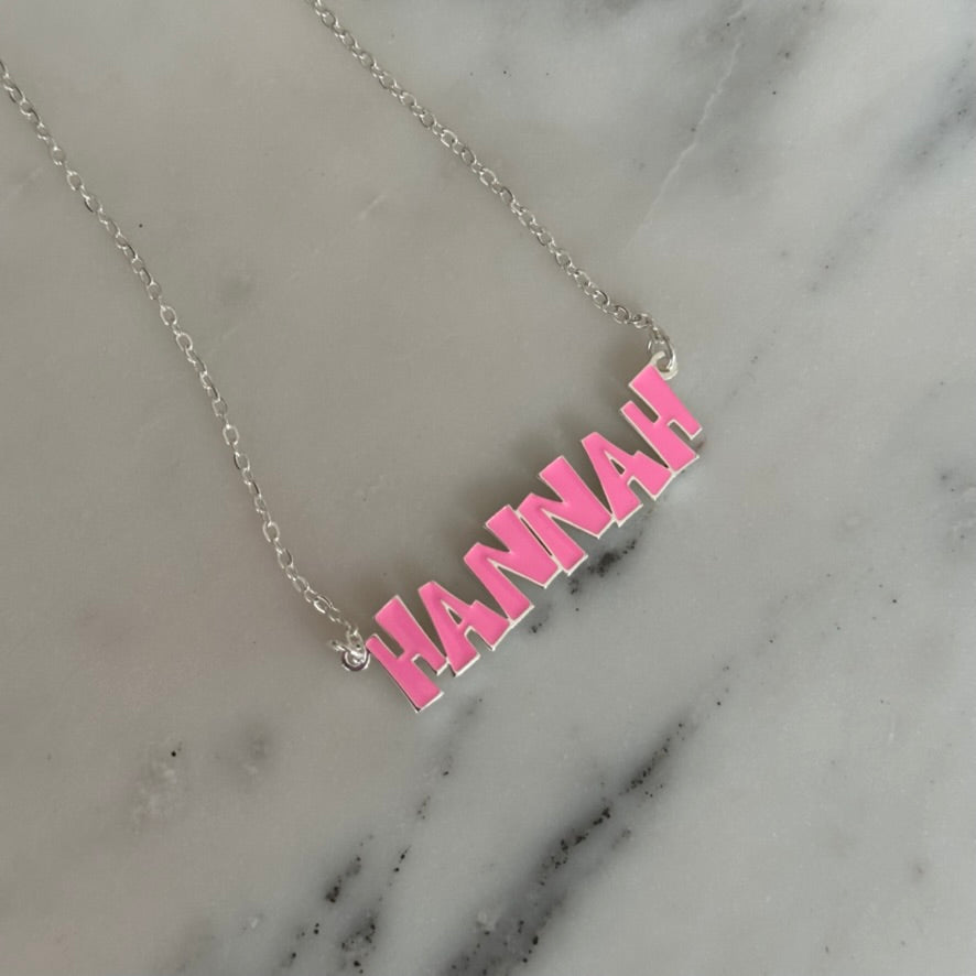 Bratty Custom Name Necklace