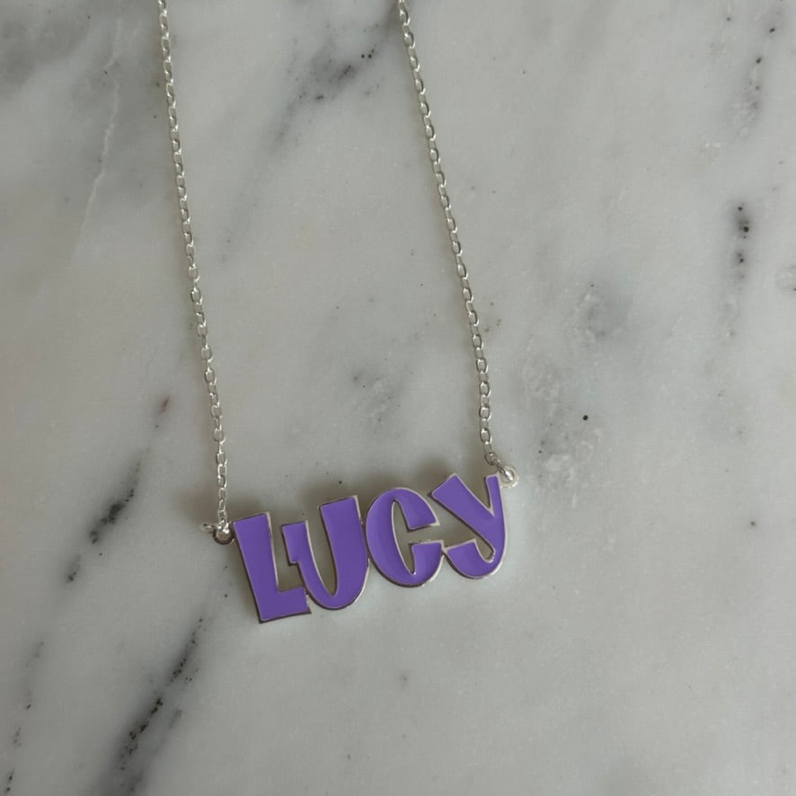 Bratty Custom Name Necklace