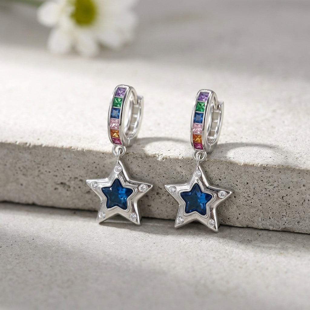 Starlight Rainbow Drop Earrings