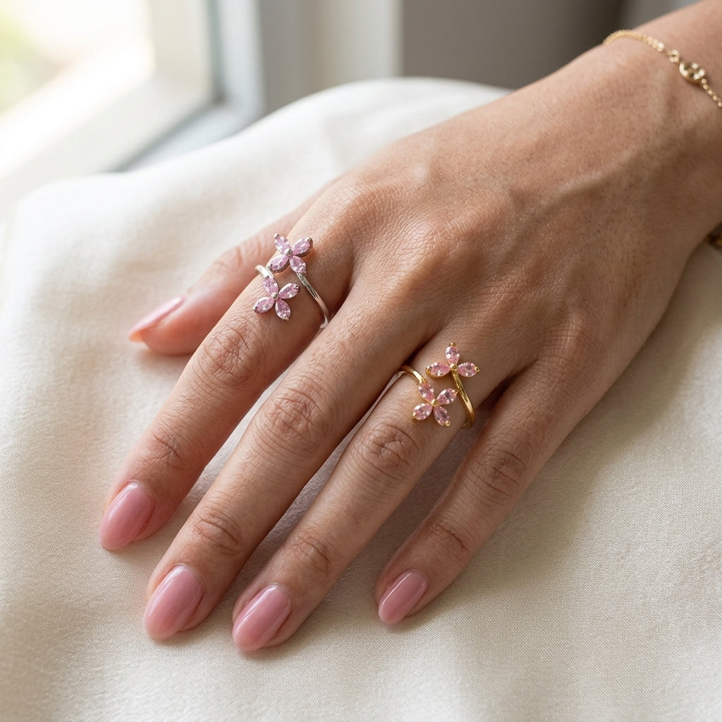 Sakura Flower Ring