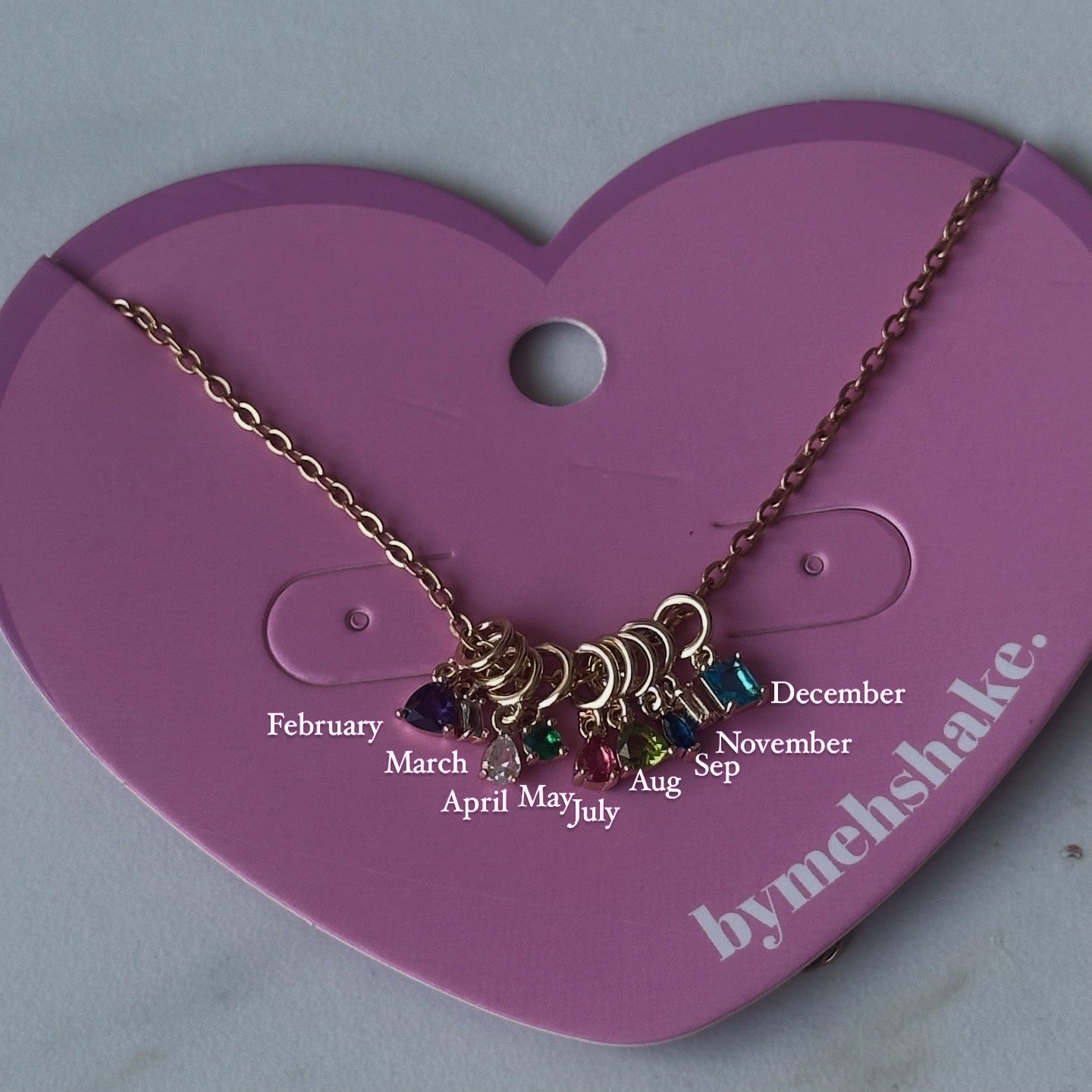 Mini Birthstone necklace