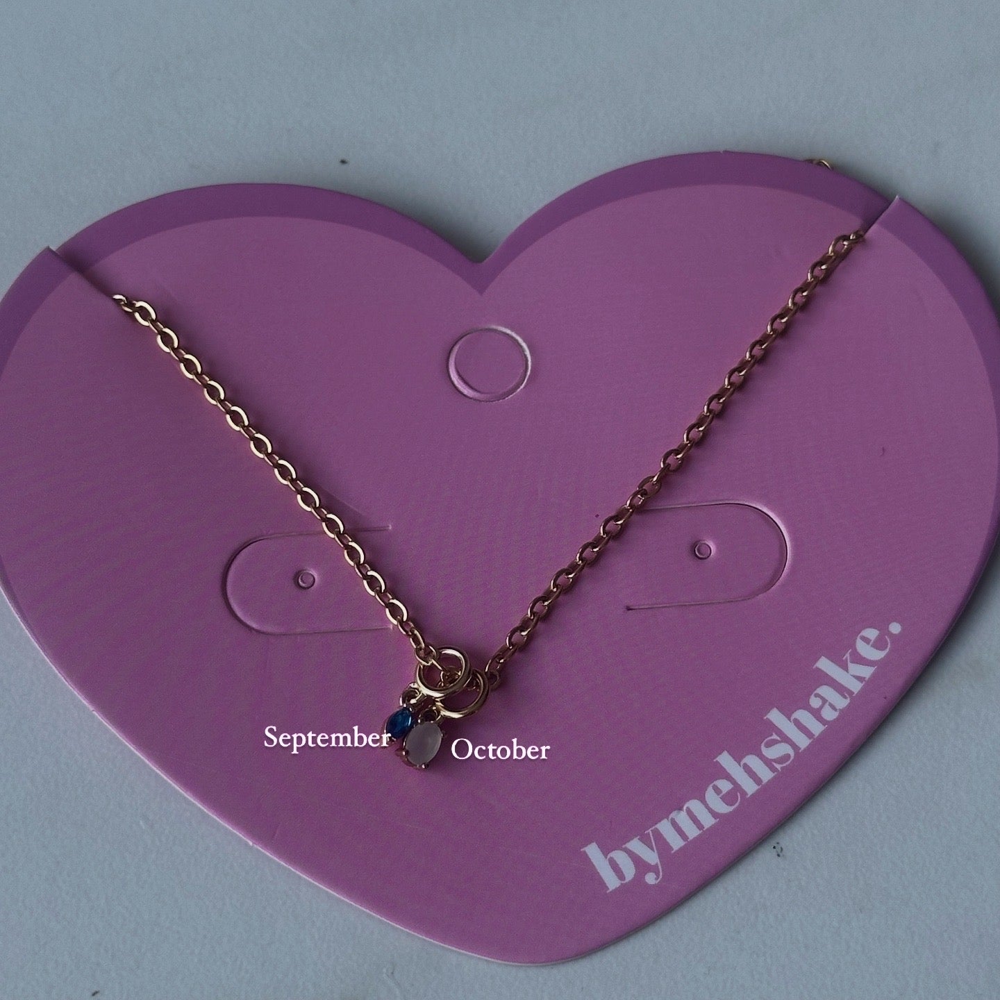 Mini Birthstone necklace