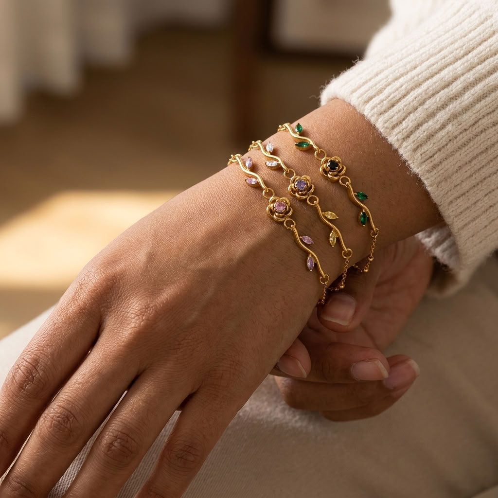 Rose Vine Bracelet