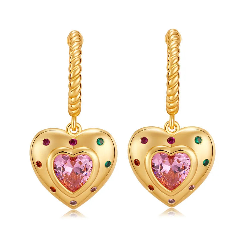 Sprinkle Heart Earrings