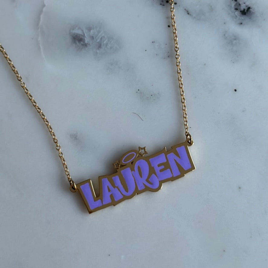 Bratty Custom Name Necklace