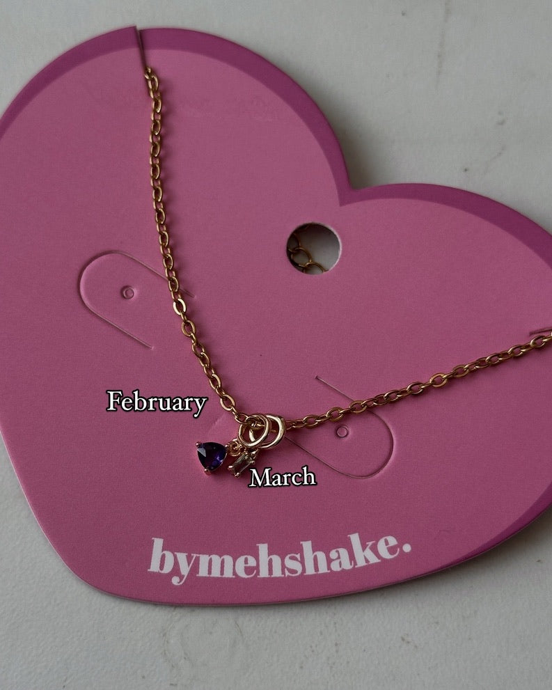Mini Birthstone necklace