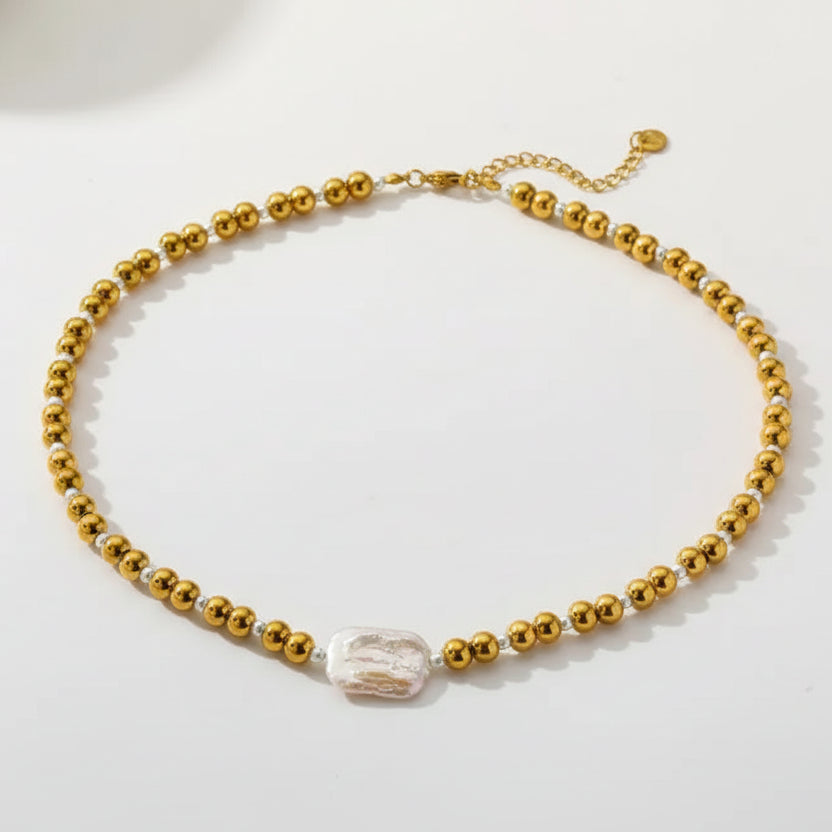 Cloudline Pearl Necklace