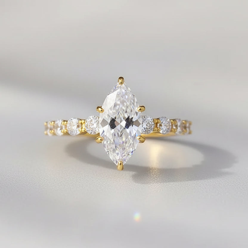 Clear Marquise Ring