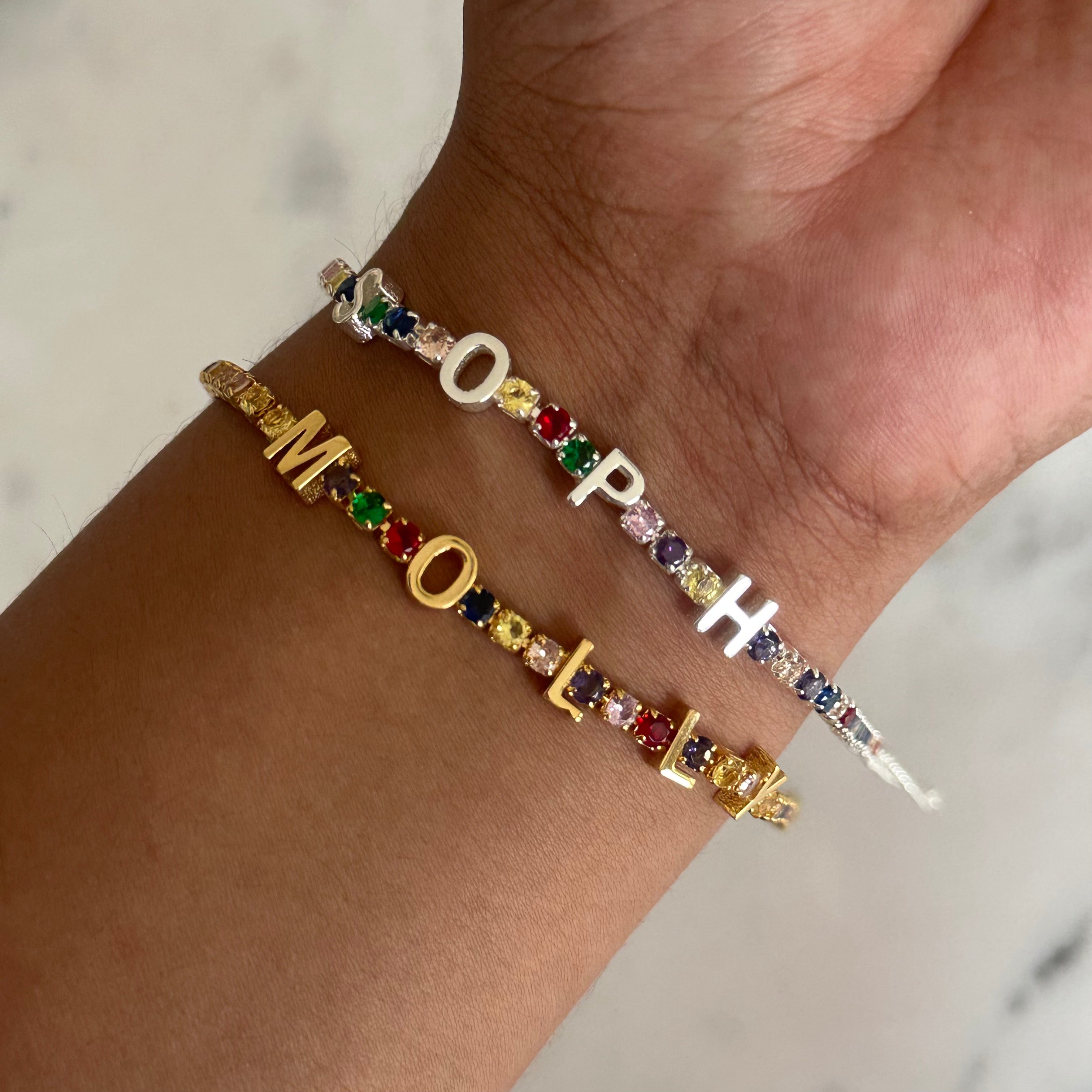 Custom Name Tennis Bracelet