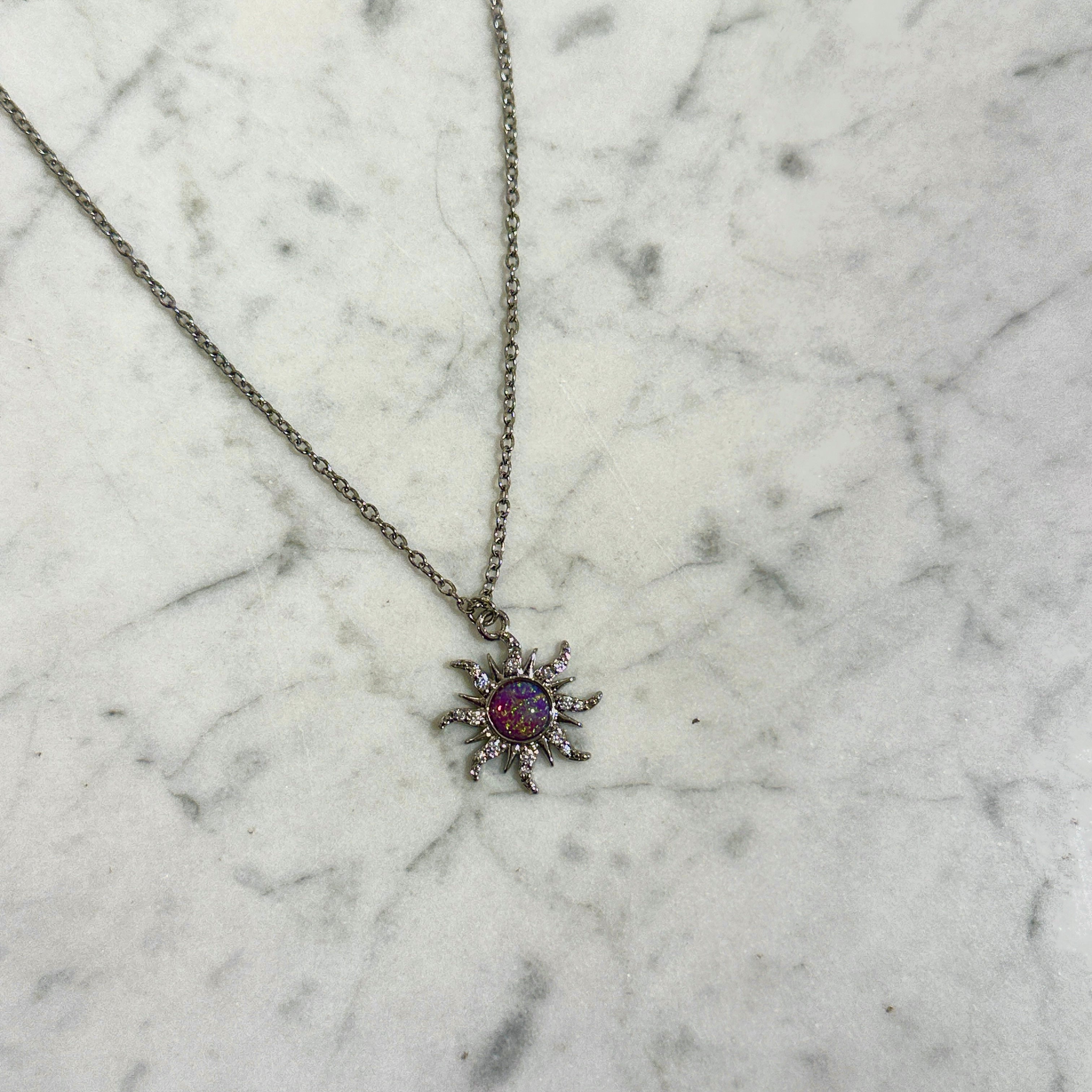 rapunzel sun necklace