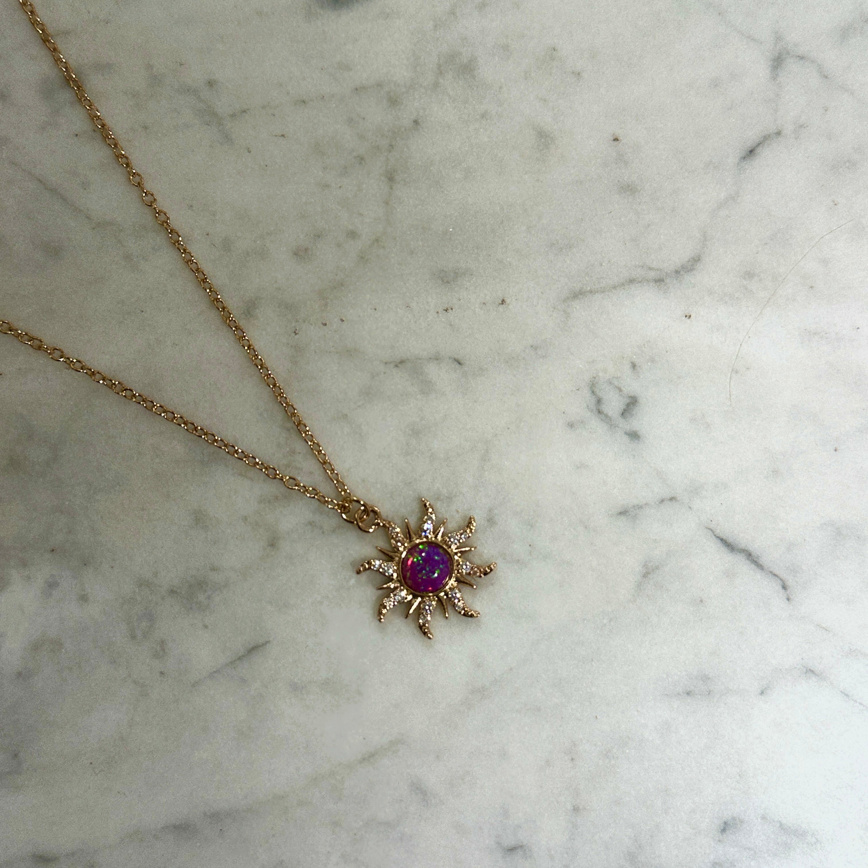 rapunzel sun necklace