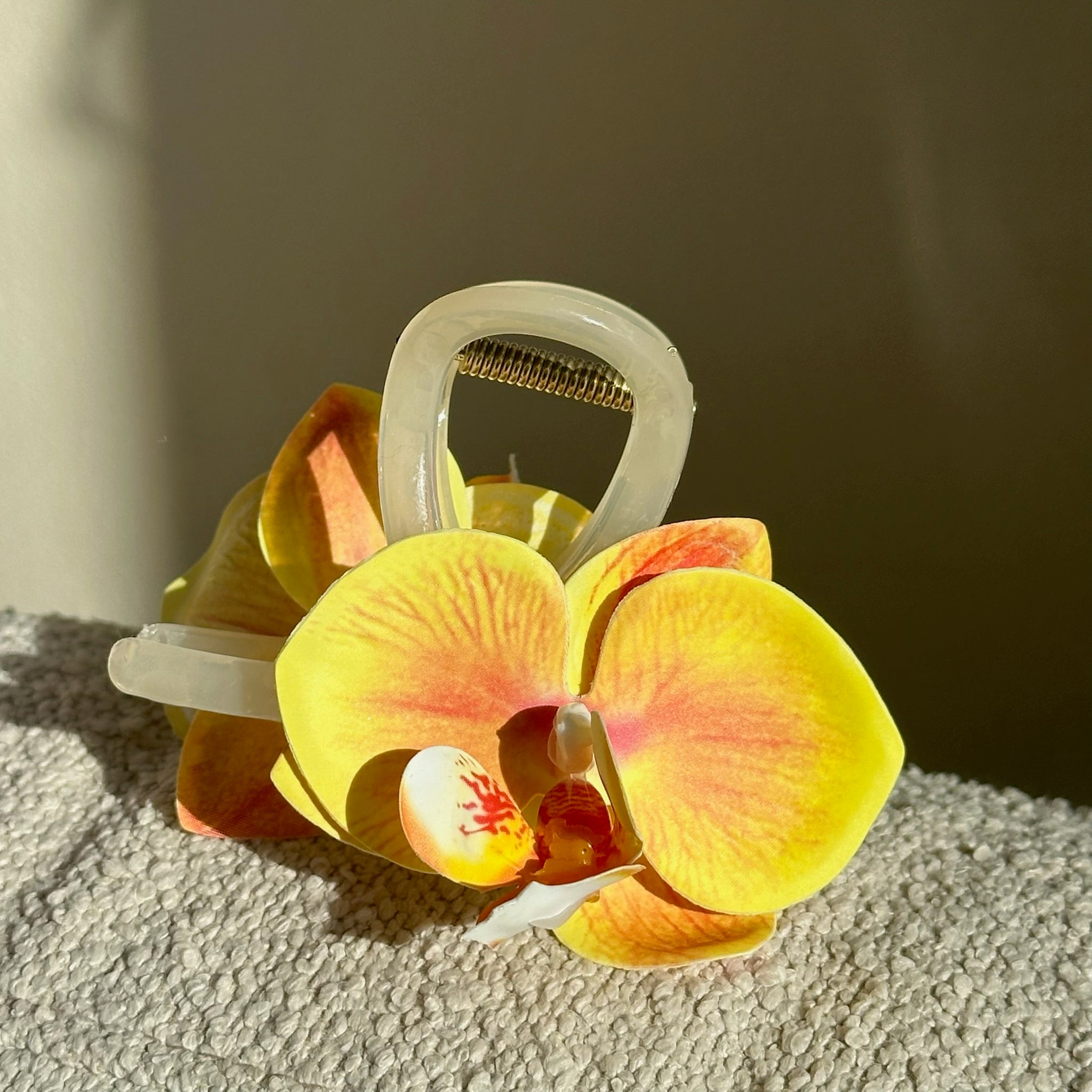 Orchid Hair Claw Clip