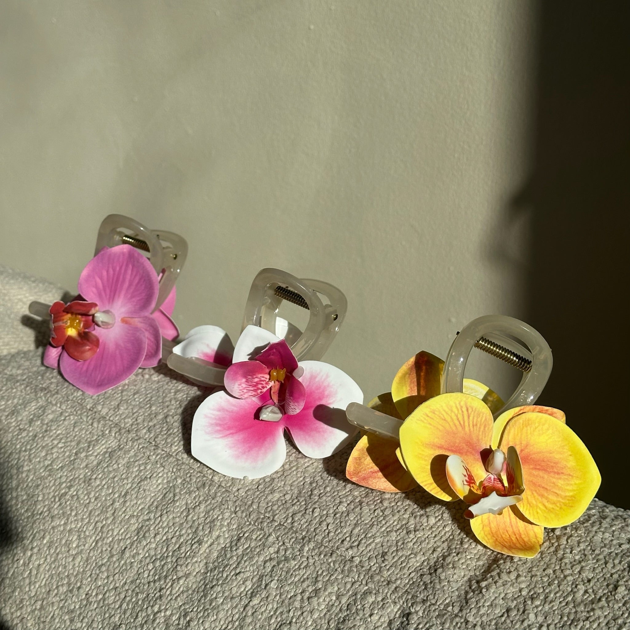 Orchid Hair Claw Clip