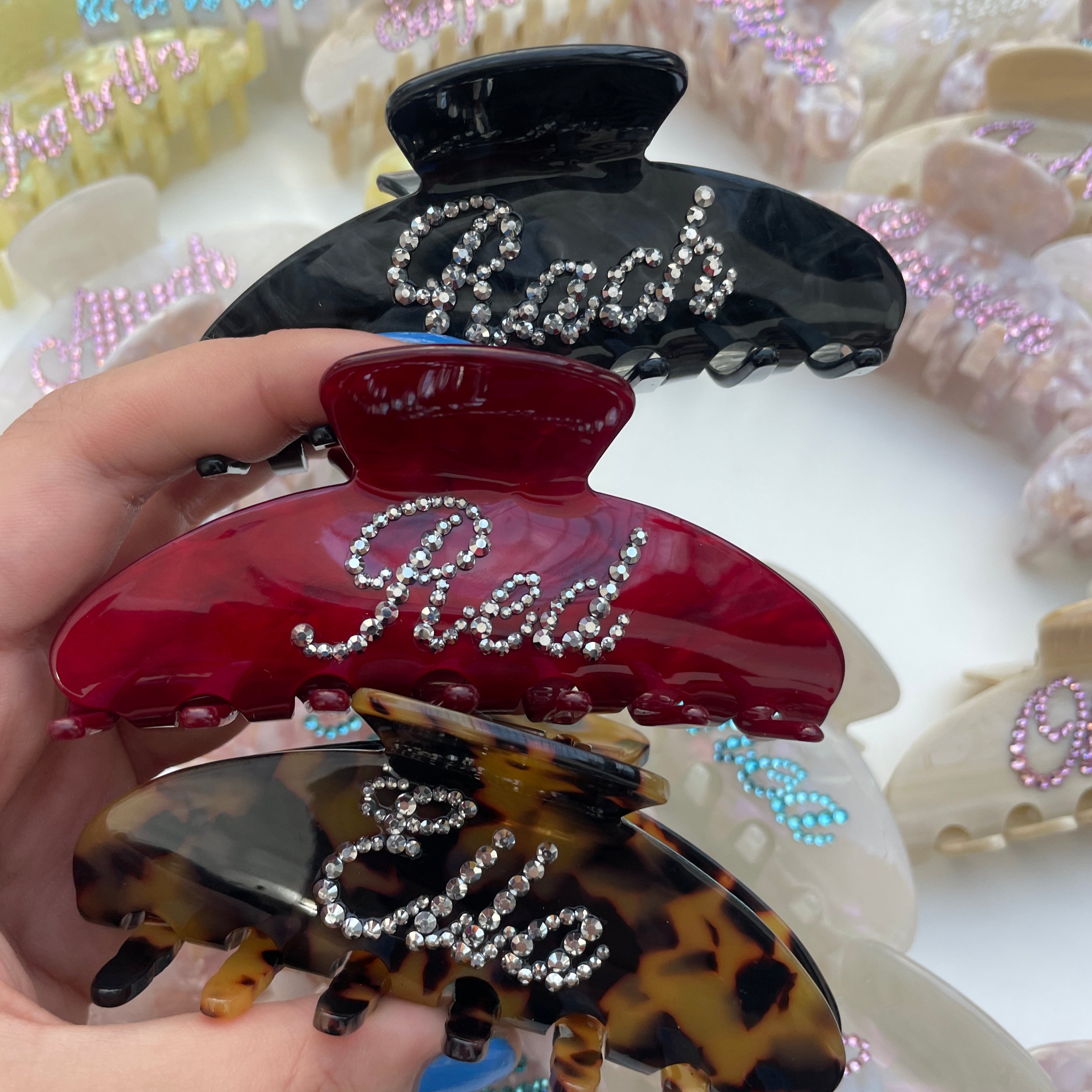 Arabic Custom Hair Claw Clip