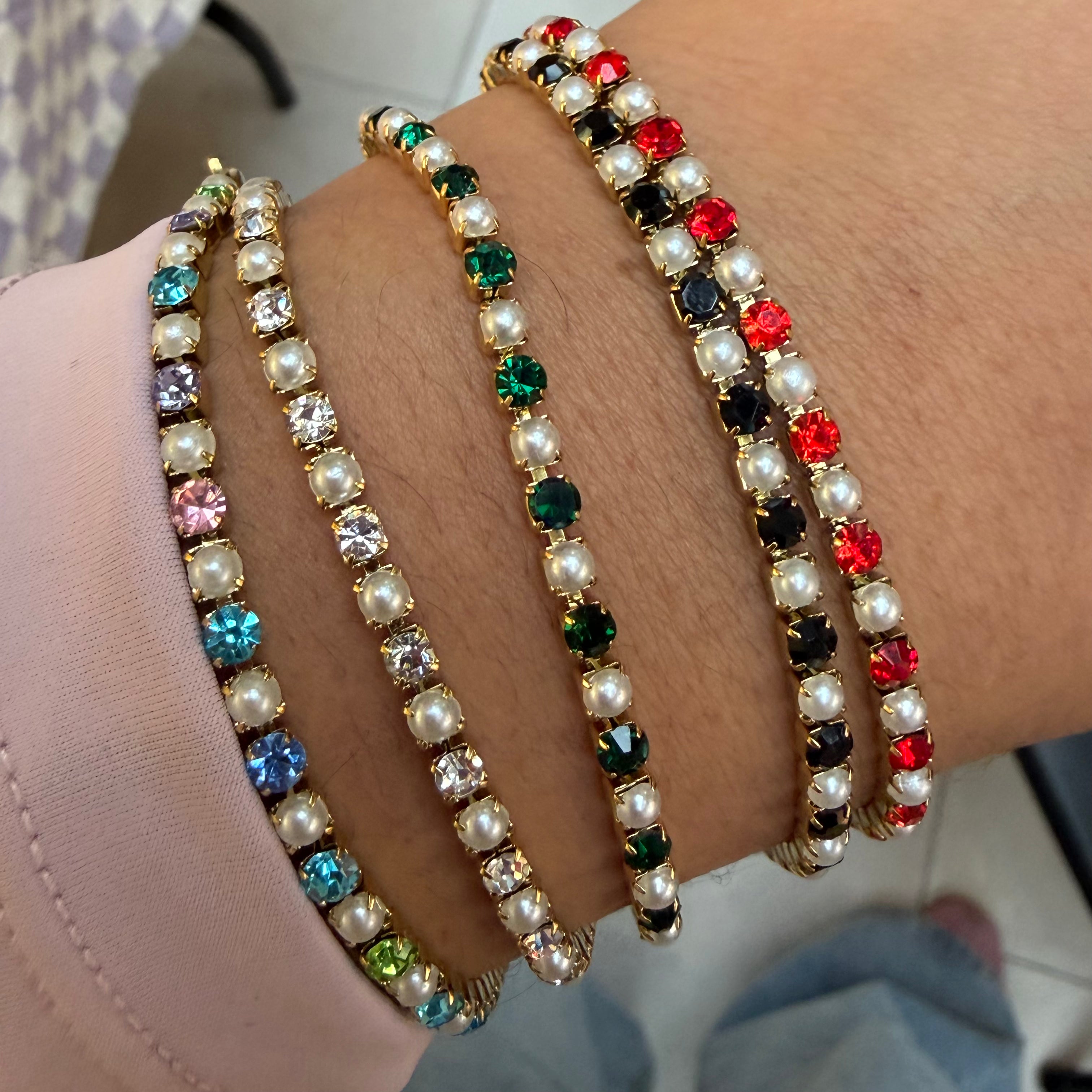 Pearl Girl Tennis Bracelet