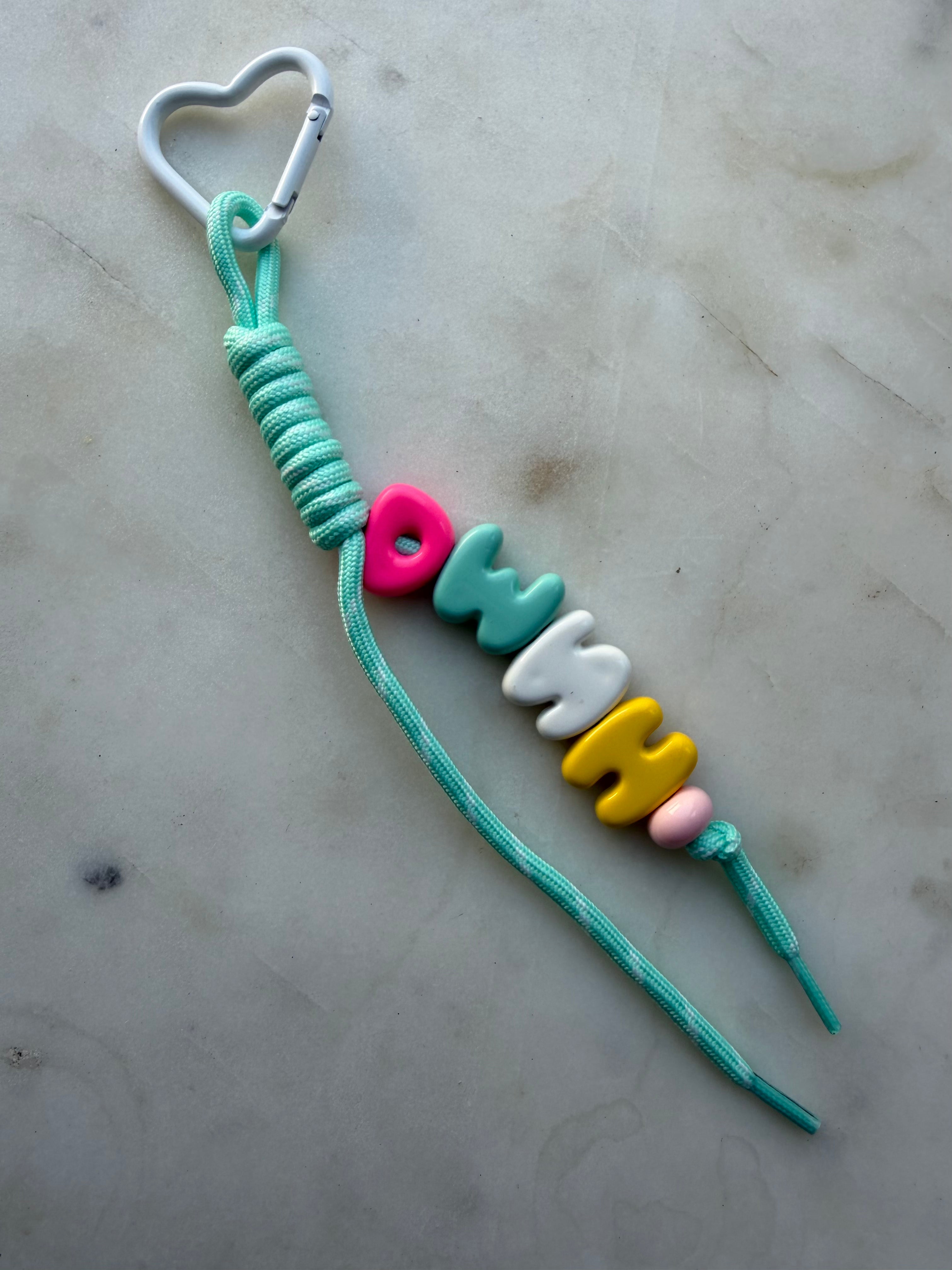 Personalised Letter Bag Charm