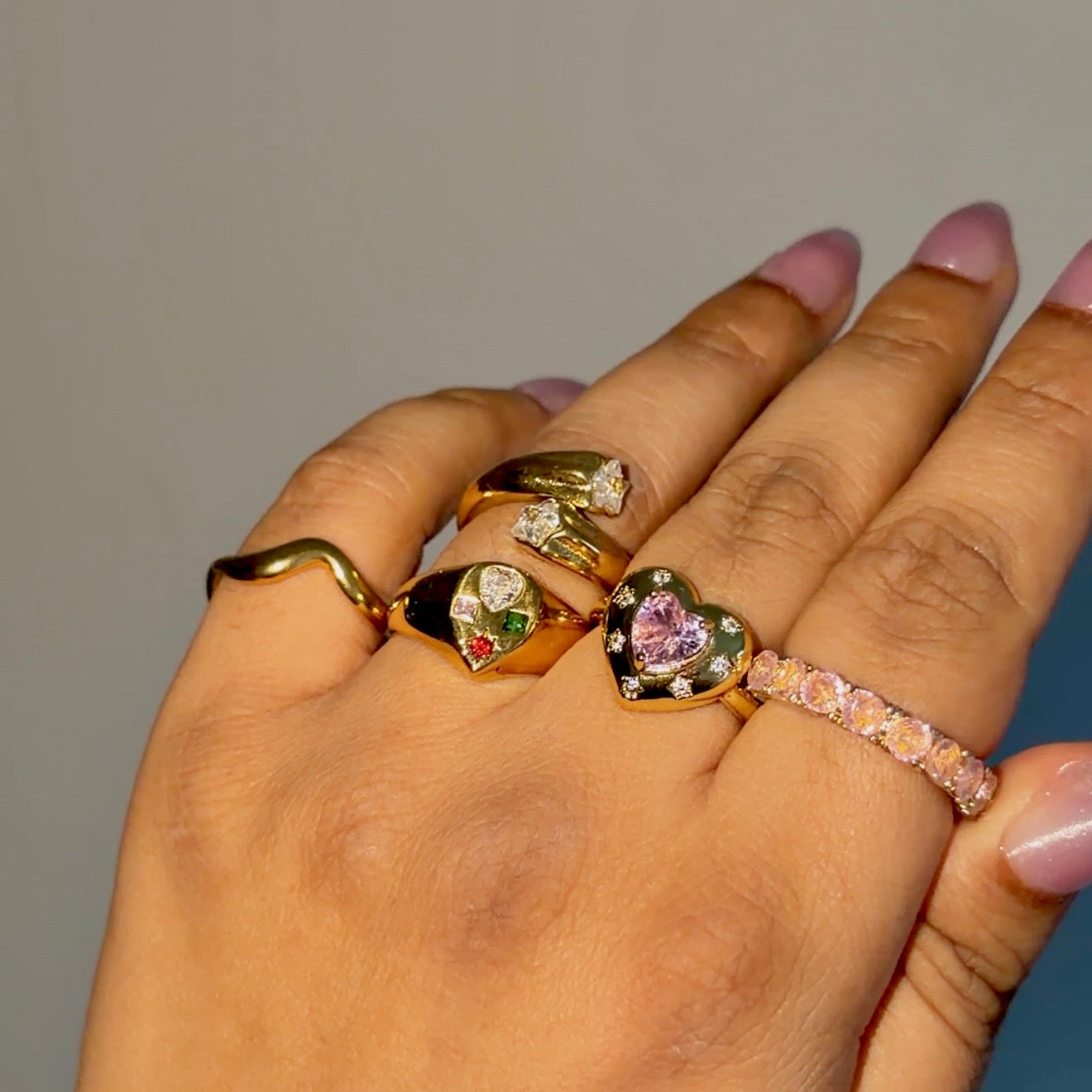 Pear Prism Ring