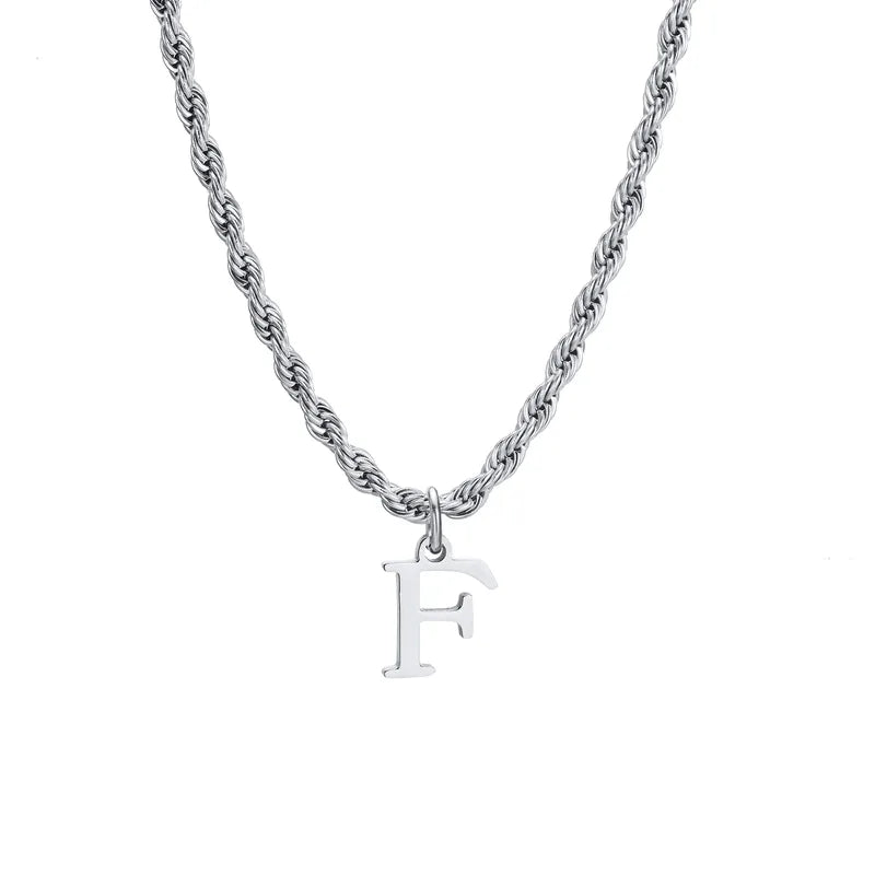 Letter Rope Necklace