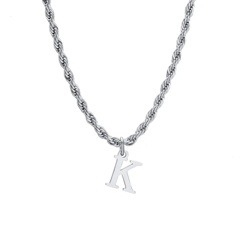 Letter Rope Necklace