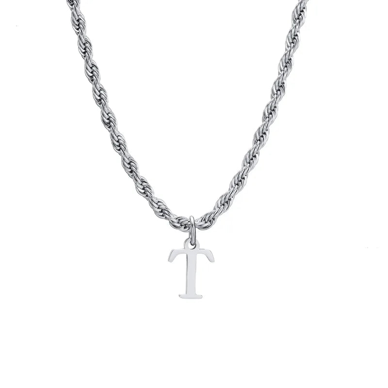 Letter Rope Necklace