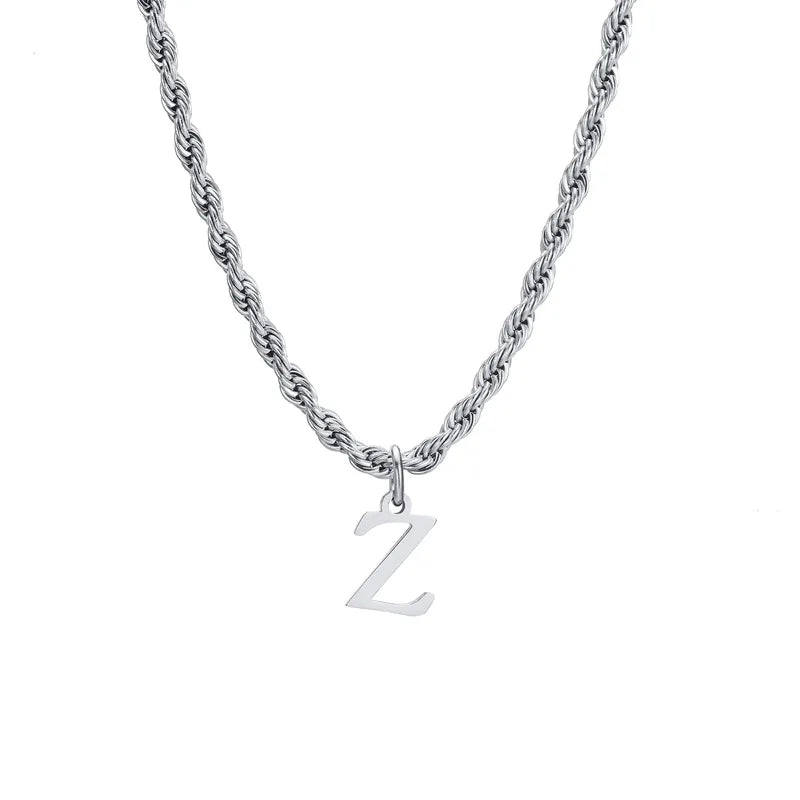 Letter Rope Necklace