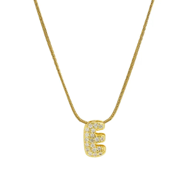 Sparkly Letter Necklace