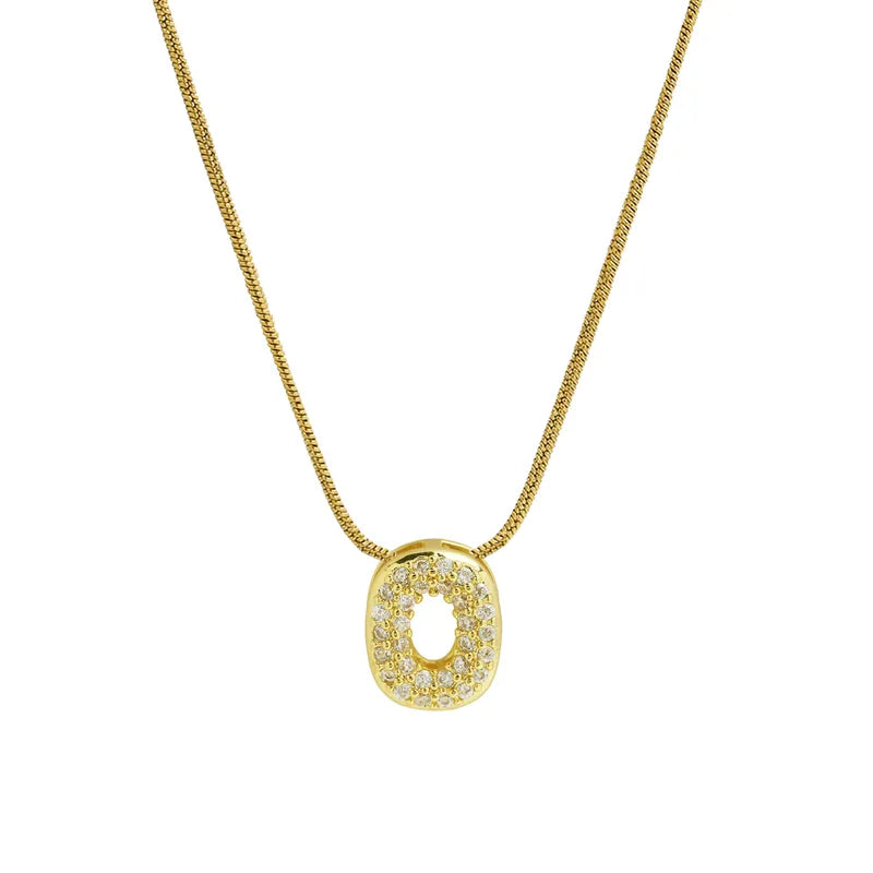 Sparkly Letter Necklace