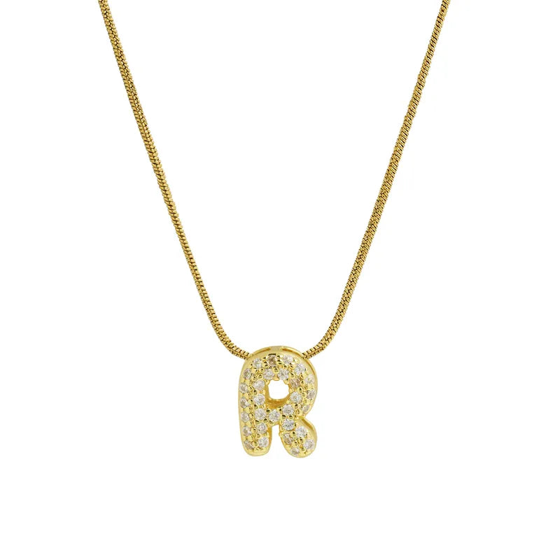 Sparkly Letter Necklace