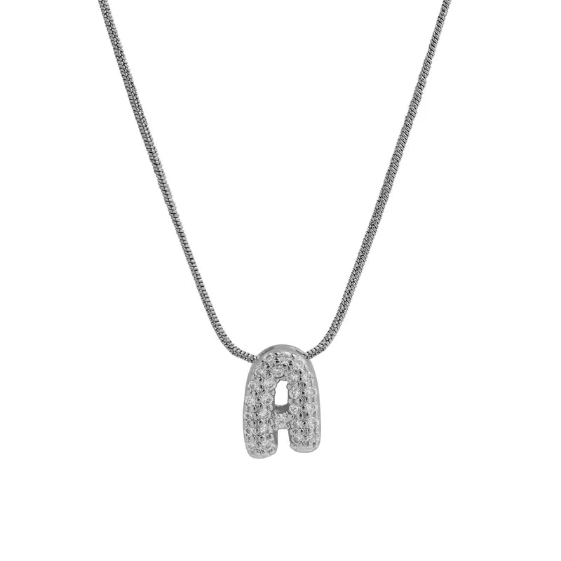 Sparkly Letter Necklace