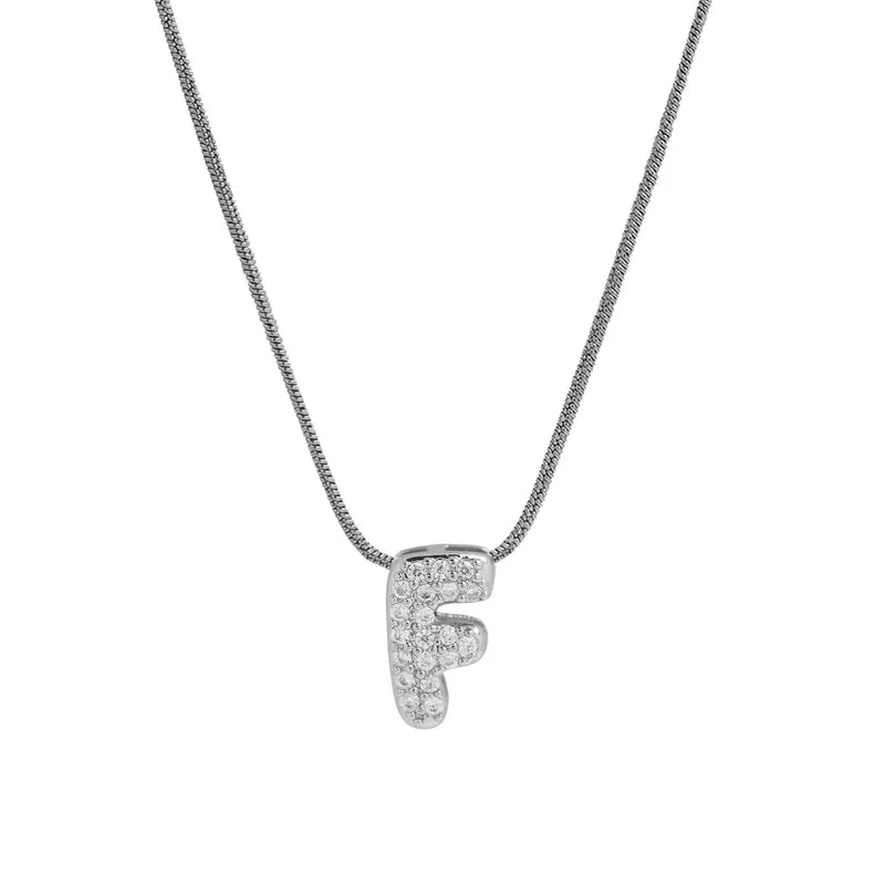 Sparkly Letter Necklace