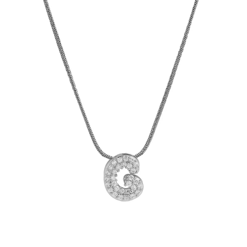 Sparkly Letter Necklace