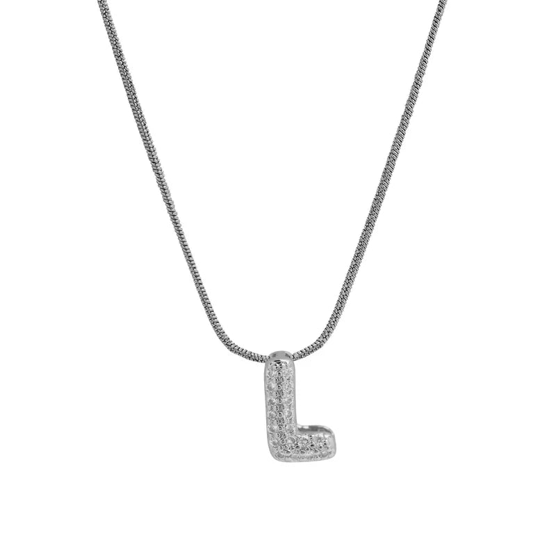 Sparkly Letter Necklace