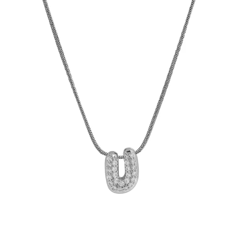 Sparkly Letter Necklace