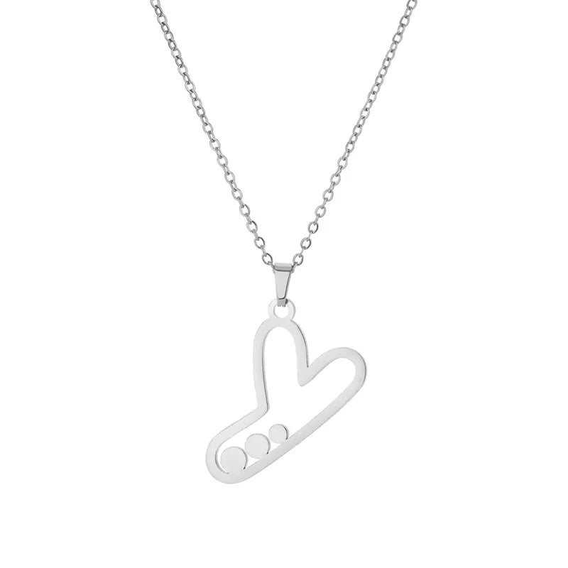 Dot Letter Necklace