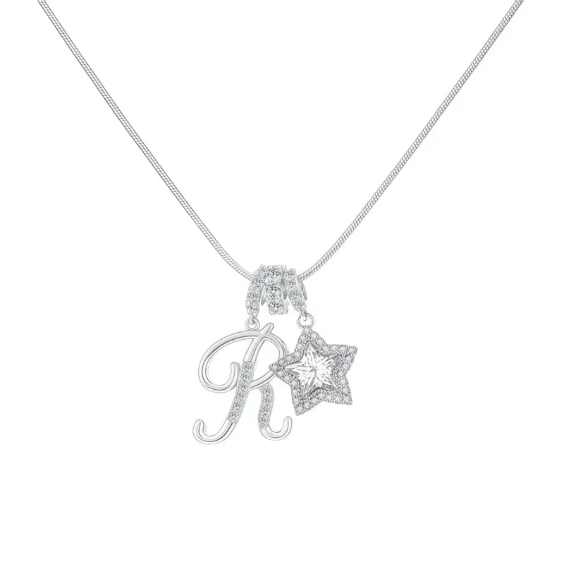 Starry Initial Necklace