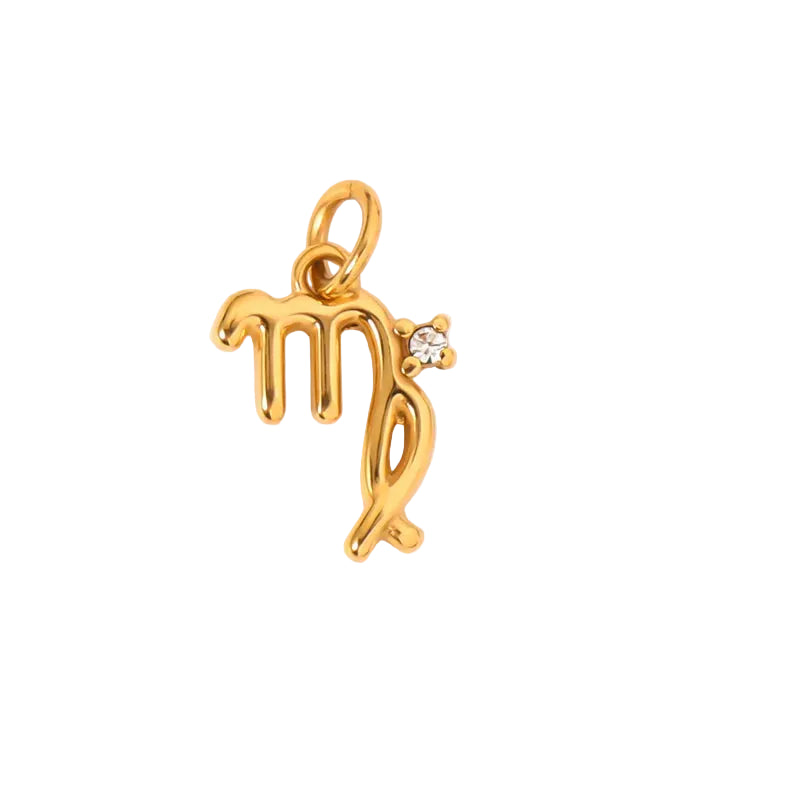 Zodiac Crystal Necklace And Bracelet