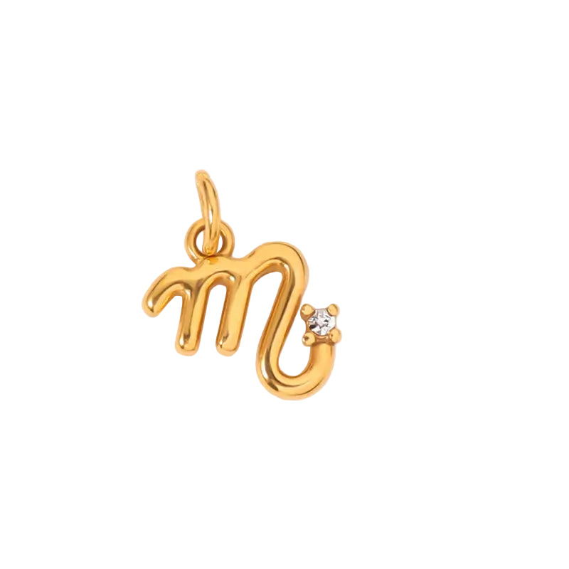 Zodiac Crystal Necklace And Bracelet