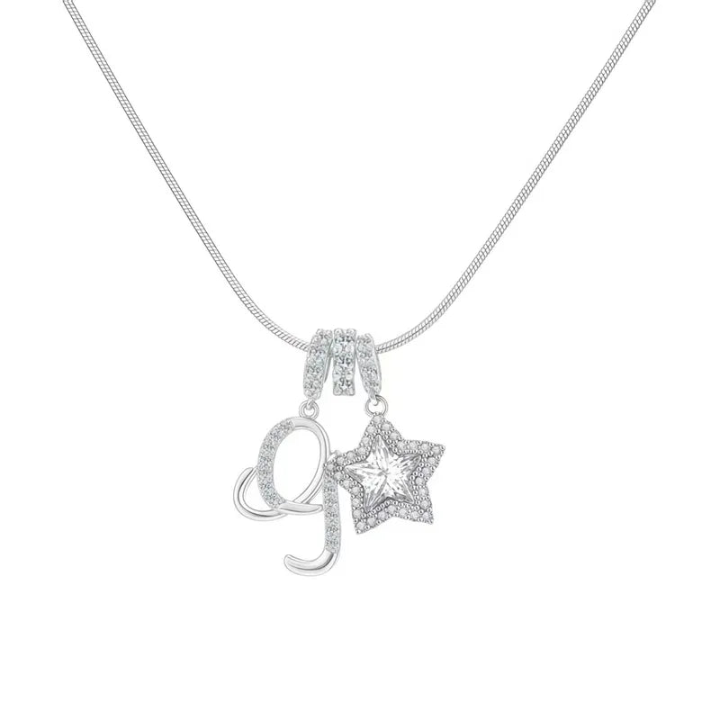 Starry Initial Necklace