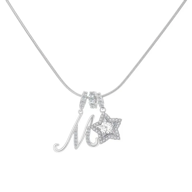 Starry Initial Necklace