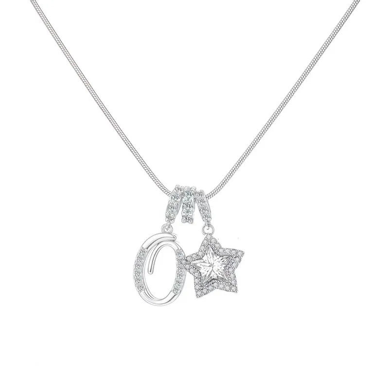 Starry Initial Necklace