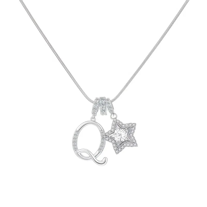 Starry Initial Necklace