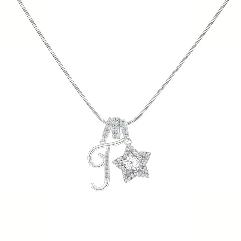 Starry Initial Necklace