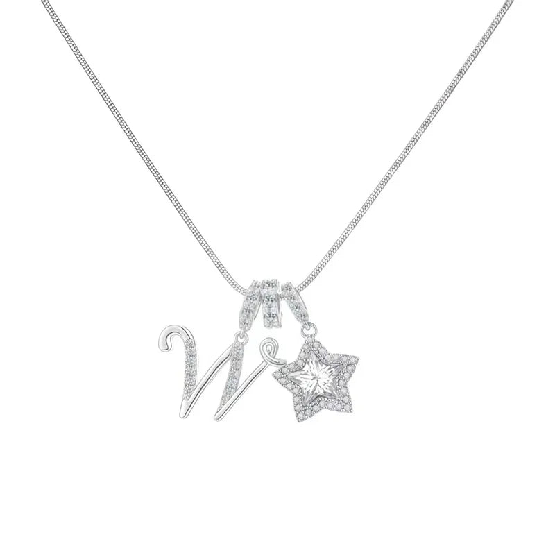 Starry Initial Necklace